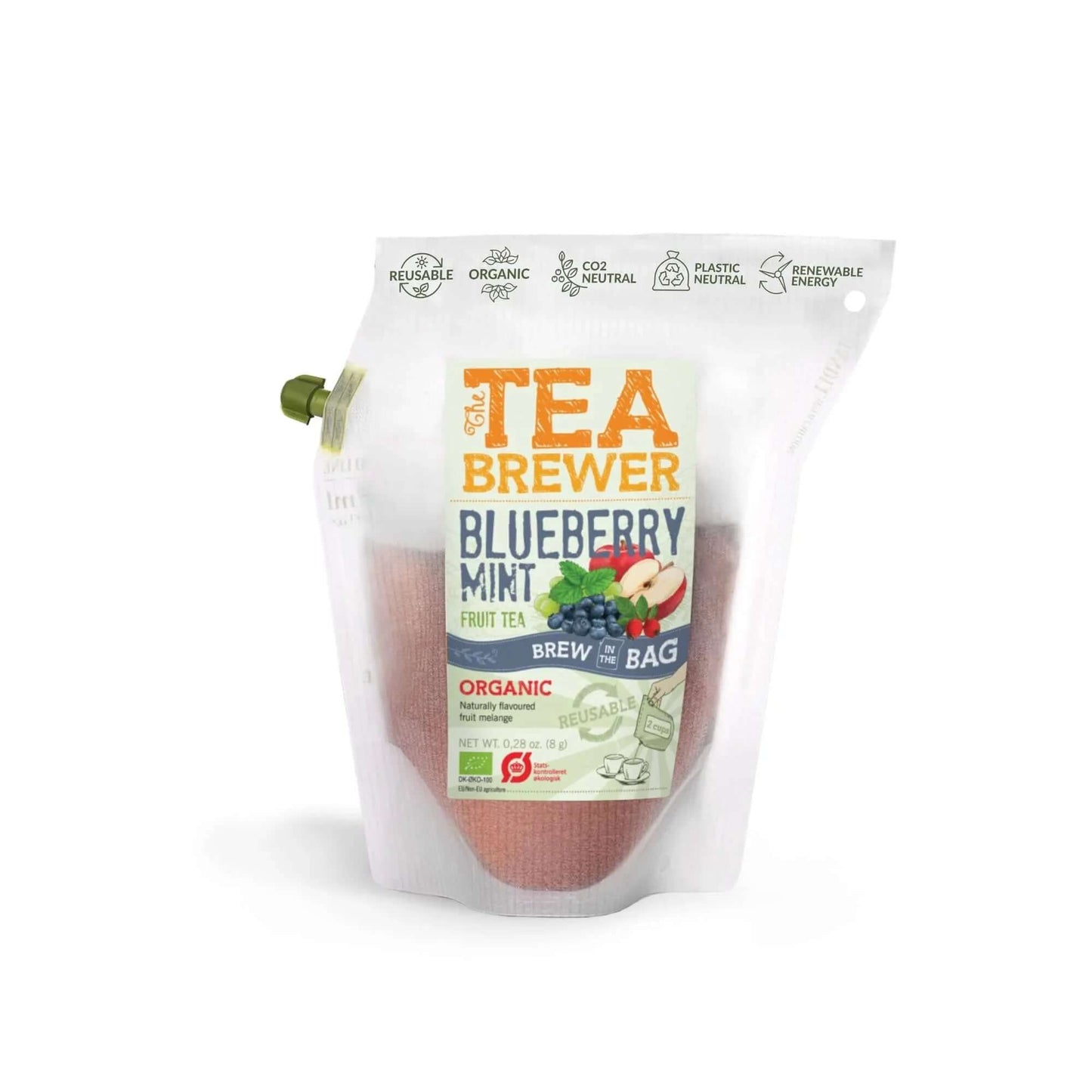 "BLUEBERRY MINT" TEABREWER - Immer Tee